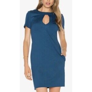 TRINA TURK  In Cover Dress Blue Peacock Sz 6